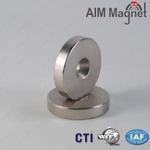 Quality 25mm zinc coating permanent ndfeb disc countersink magnet wholesale
