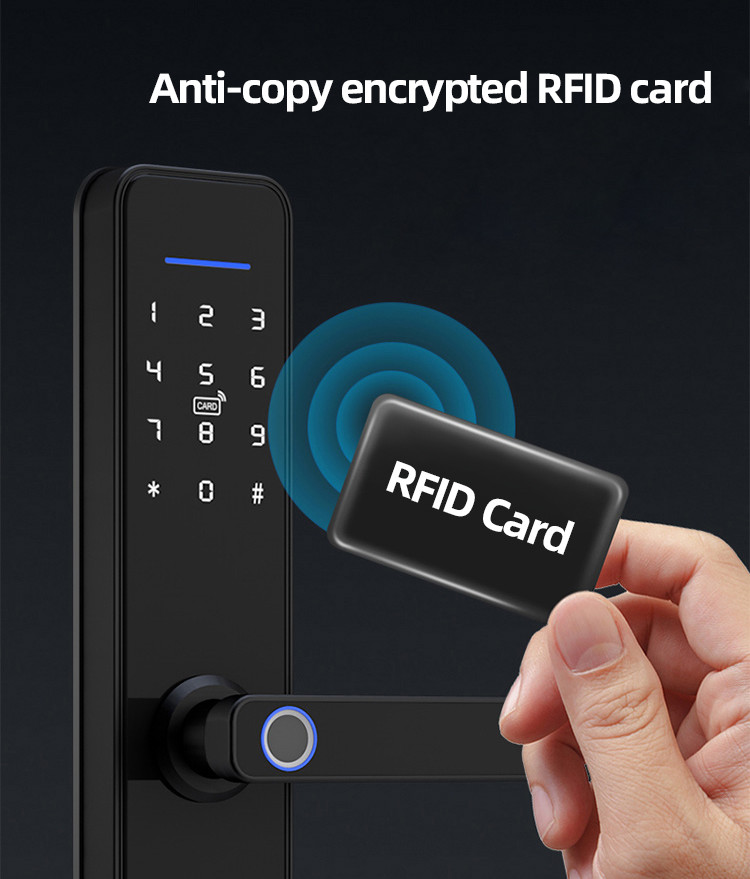 Security Tuya Biometric Fingerprint Lock Compatible For Apartments Office