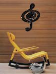 Metal Note Vinyl Designer Wall Sticker Clocks 10A015