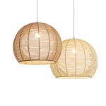 Rattan weaving bamboo Pendant Lamp For Indoor Home Lighting Fixtures (WH-WP-19)