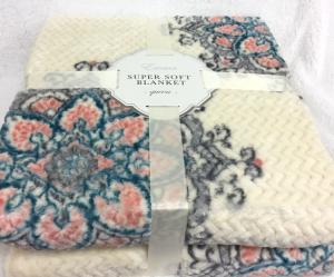 Quality Jacquard Style Flannel Bed Blanket , 3D Printed Sherpa Throw Blanket NO Shrink wholesale