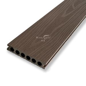 Quality Darkgray 3D Antiskid Co Extrusion WPC Decking Boards Fire Resistant wholesale