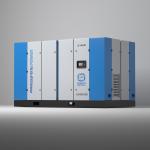 Permanent Magnet Two Stage Screw Air Compressor IP65 Horizontal 380V / 50hz