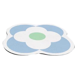 Quality Sustainable Non-Slip Custom Logo Pink Waterproof Washable Kitchen Deep Dish Mats wholesale