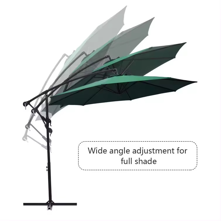 Terrace Garden Big Sun Umbrellas Round and San-2 Design for Outdoor Protection