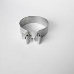 Narrow Band 62.74mm 2.5" SS Exhaust Clamps With I Block