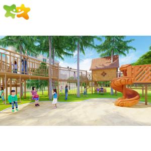 Quality Custom Size Kids Outdoor Playground Equipment Garden wholesale