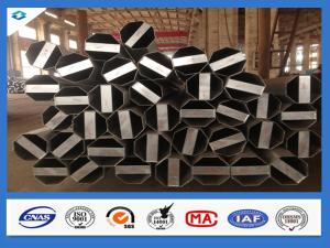 Quality Q345 Steel Material 40FT Hot Dip Galvanized Electric Steel Pole wholesale