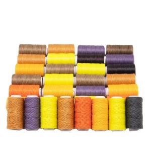 Quality Chemical-Resistant Polyester Waxed Sewing Thread for Customized Flat Wax Thread wholesale