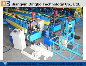 Quality Three - Phrase High Speed Rain Gutter Roll Forming Machine One Year Guarantee wholesale