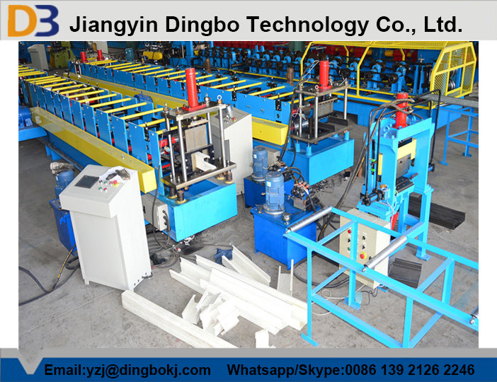 Rain Gutter Roll Forming Machine Construction Material Roofing 450mm - 550mm Inner Diameter