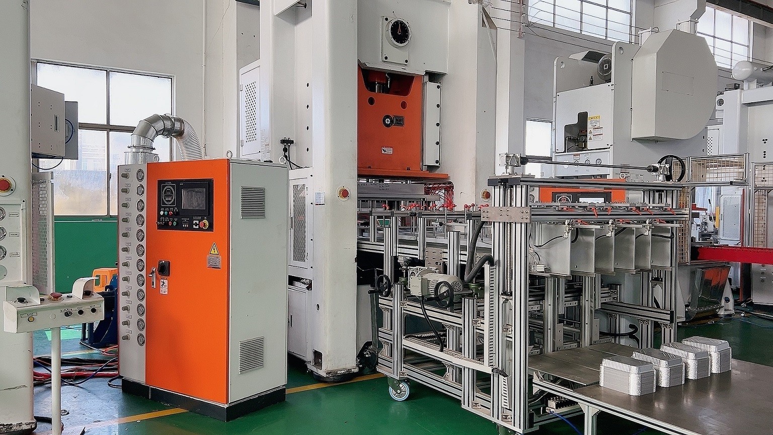 High Precise Steel Aluminum Foil Container Making Machine for Food Packing LK-T80