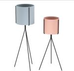 Nordic Round 30cm Diameter Metal Flower Stand