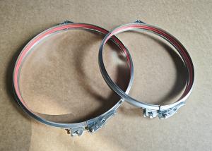 Quality Air Duct Deepdrawing Heavy Duty Pipe Clamps 80mm Galvanized wholesale