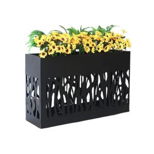 Quality Garden furniture outdoor metal carved planters standing pots wholesale