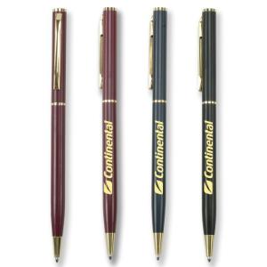 Quality brass material continental hotel pen, continental metal pen for continental hotel use wholesale