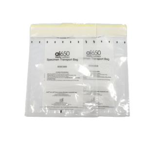Quality Disposable Self Adhesive Biological Detection 95kPa Specimen Bag Custom Printing wholesale
