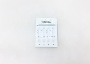 Quality Easily Use ToRCH Screening Blood Test 4mm Cassette 98% Accuracy Reliable Result wholesale
