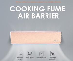 Quality 2025 Air Barrier For Household Kitchen Door Separate The Cooking Fume Size From 0.7m To 2m Home Air Curtain wholesale