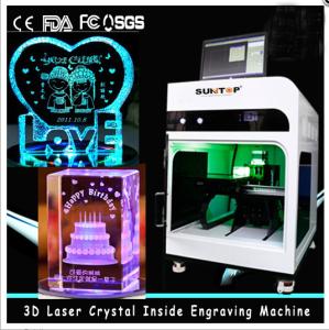 Quality 3D Crystal Laser Inner Engraving Machine 2000HZ speed 120,000 dots / Minute wholesale
