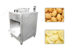 Quality 300-500kg/H Potato Chips Cutting Machine Potato Chips Making Machine Cost wholesale