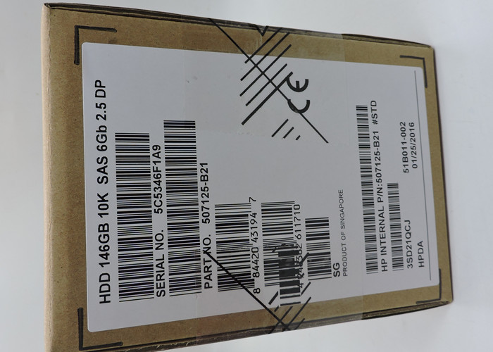 1 Year Warranty HP Hard Disk 507125-B21 507119-003 507283-001 146G 10K SAS 2.5 Inch