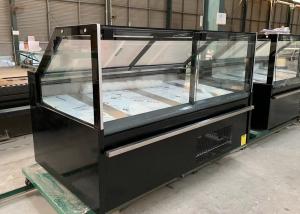 Quality VENTILATED COOLING REFRIGERATED FOOD SHOWCASES WITH BACK STORAGE CABINETS wholesale