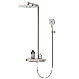 Quality Anti Scald Hand Shower Mixer Set , Thermostatic Square Bathroom Shower Set wholesale