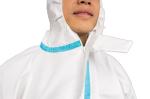 PP PE 50g 185cm Flame Retardant Disposable Coveralls