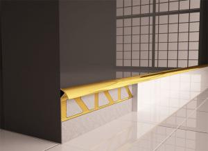Quality Ceramic Tile Aluminum Transition Strip 2.5m Metal Trimming Strip wholesale