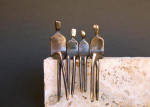 Quality ODM Casting Bronze Family Sculpture For Outdoor Indoor Decoration wholesale
