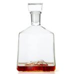 500ml Clear Glass Whiskey Decanter Dispenser for Liquor Hot Stamping Surface
