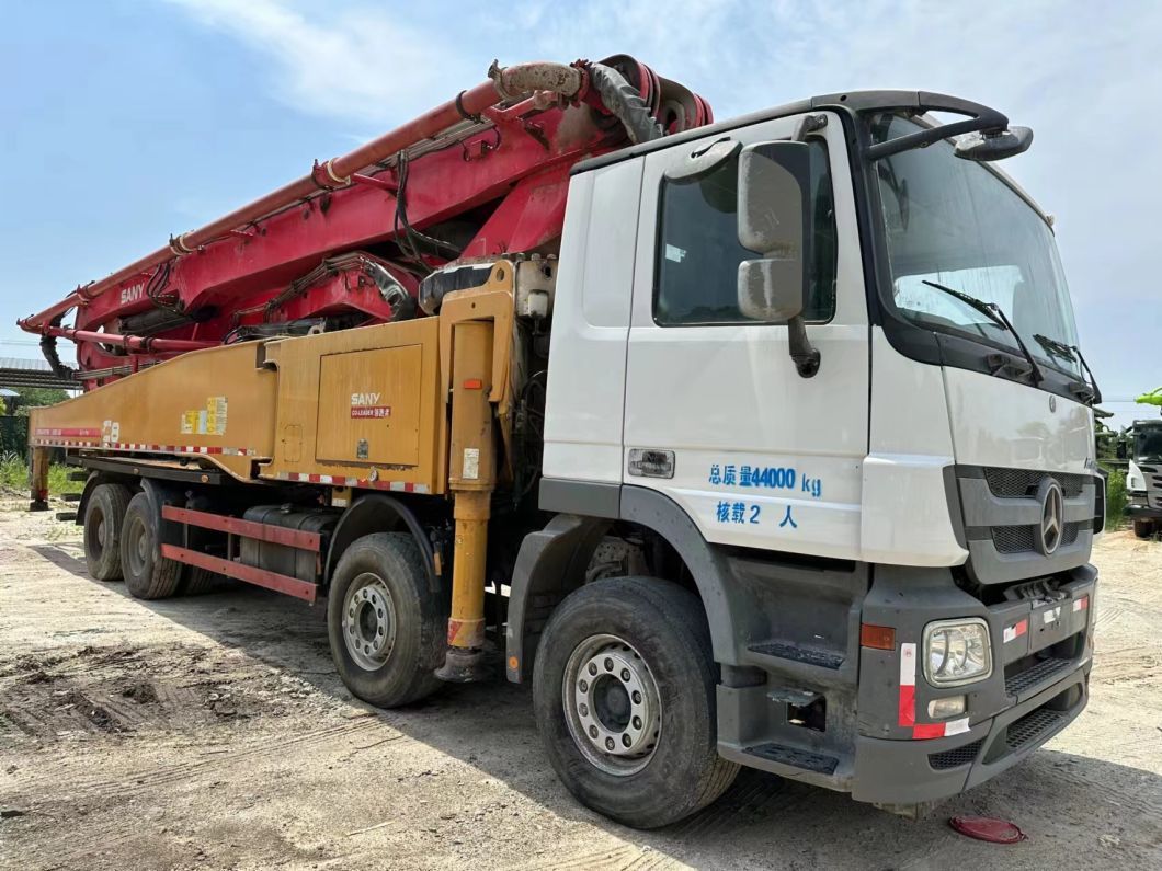 18 Years Sy Benz Chassis Concrete Machinery 56 M Pump Truck