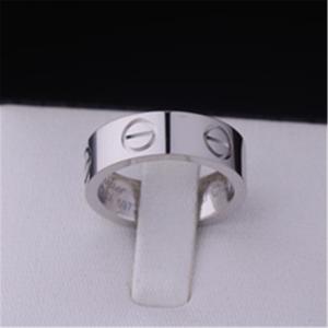 Quality Luxury Brand Jewelry Love Ring In 18K White Gold B4084700 wholesale