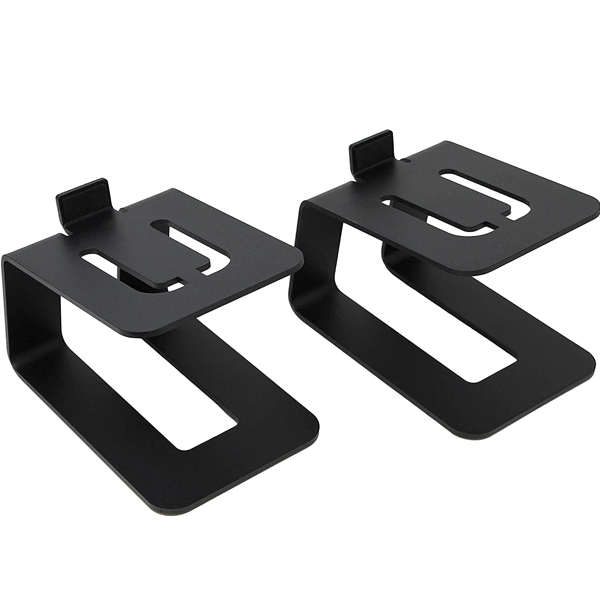 Small Medium Bookshelf Computer Speakers Multifunctional Metal/Aluminum Speaker Stands