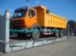 Yellow Color North Benz 2638K 380HP 6x6 All Wheel Drive 10 wheeler Dumper Truck