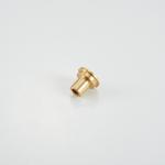 No Deformation D17mm Metal Machining Parts Valve Sleeve Copper