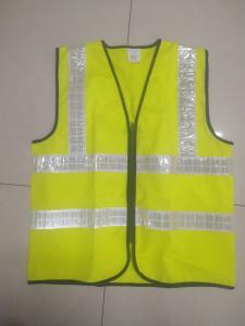 Quality PVC Reflective Safety Vest High Visibility Construction Safety Vest 120 Grams wholesale