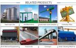 25D Roof Height Metal Grain Storage Containers For Starch Food Products