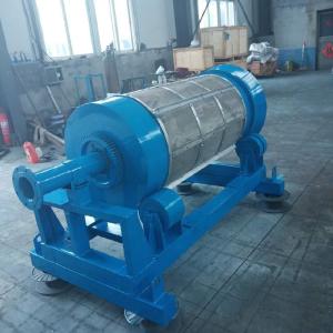 Quality Automation Sewage Treatment Plant Stainless Steel Self Washing Rotary Drum Screen Rotary Filter Decontamination Machine wholesale