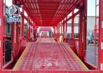 12 Cars Car Carrier Semi Trailer Trucks , Car Carrier Semitrailer Two Axle