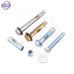 Building Material Passivation Finish Steel Wedge Wall Anchor Bolts M6 M8 M10 M12