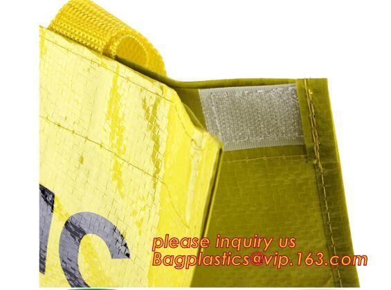 Fashion WaterProof PP Woven Laminated Handle Shopping Bag,fashion laminated reusable pp woven big shopping woven bag