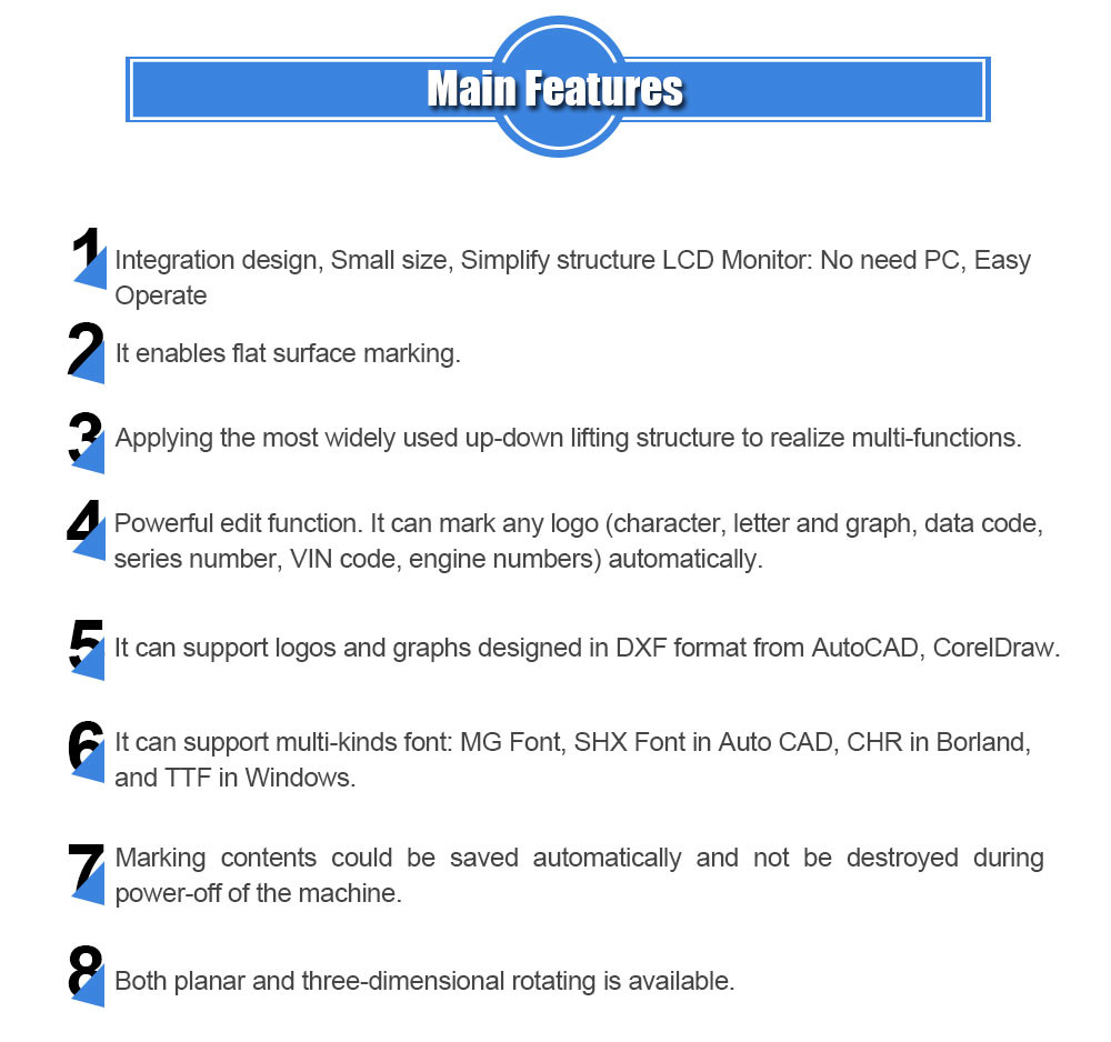 220V Desktop Pneumatic Marking Machine LCD Controlled For Logos And Numbers