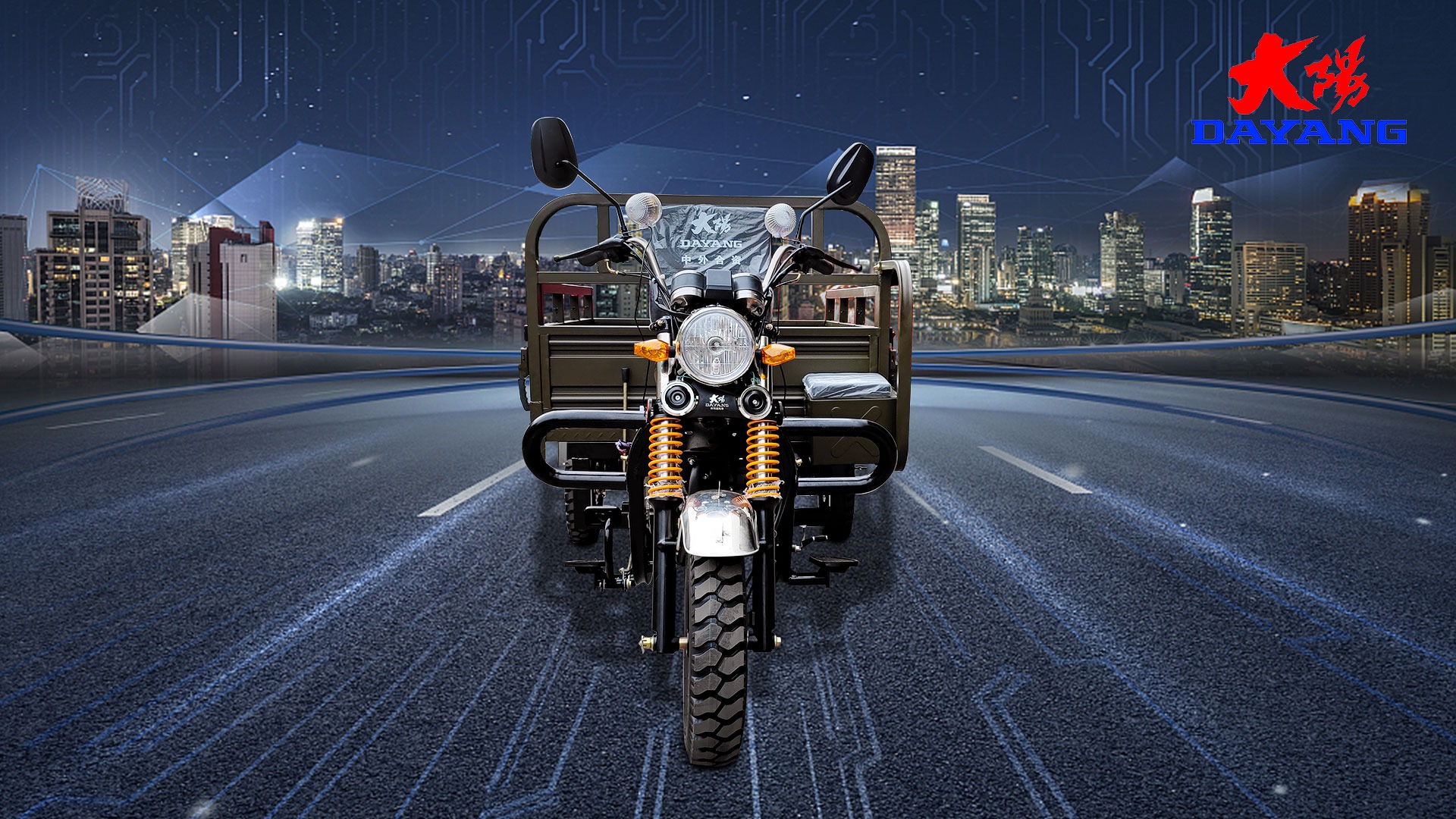 Paraguay Market Gasoline Fuel Tricycles Motorcycle Cargo Tricycle with Open Body Type
