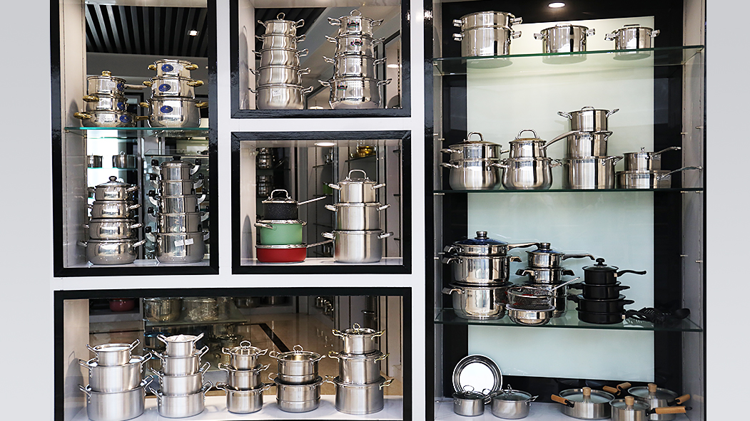 Wholesale Food Grade Stainless Steel Cookware Pot Induction Cooker Soup Pot Stainless Steel Cooking Pot
