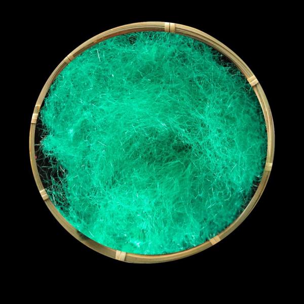 Jade Green Full Dull Dumbbell Dope Dyed Fiber Low Energy Consumption 11.11Detx ×