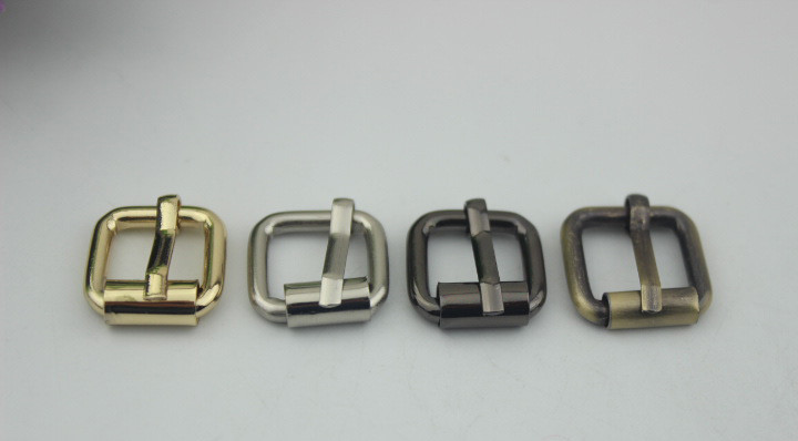 Manufacturer hot sell custom painting gold 13 mm iron metal hanging pin buckle for leather handbags