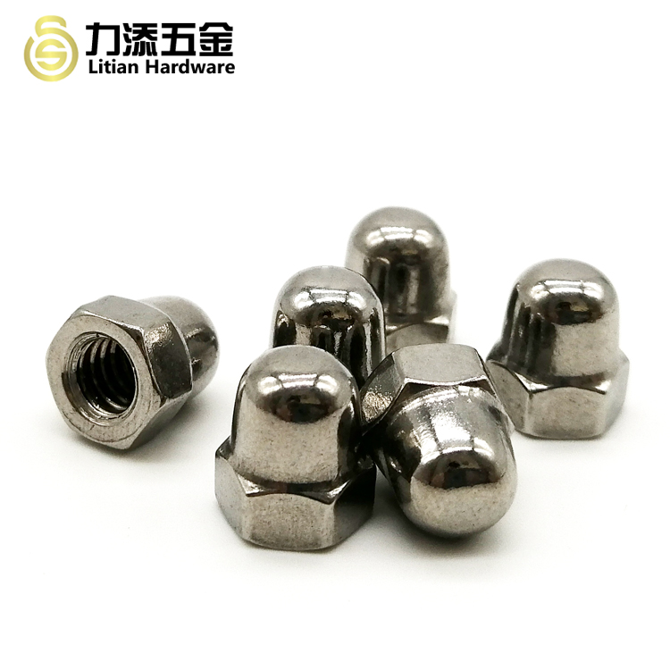 Din 1587 Flanged Acorn Nut M16 M6 Polished Galvanized Passivated