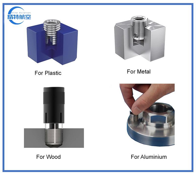 M20 M22 M24 Corrosion-Resistant Industrial Fastener Key Locking Thread Inserts